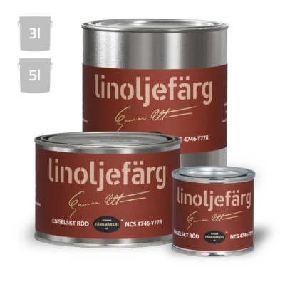 Ottosson Färgmakeri Linseed Oil Paint - English Red