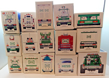 Never Displayed 15 Hess Trucks Years 1995-2009 All Purchased at Hess Gas Station