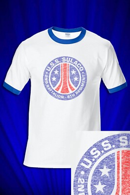USS Sulaco Colonial Marines RINGER T-SHIRT Aliens movie Inspired