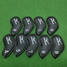 2025 High white/black Mizuno Golf club cover Iron cover 9PCS magnetic head cover
