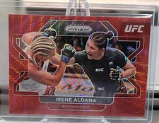 IRENE ALDANA 2023 Panini UFC Prizm RED WAVE Prizm