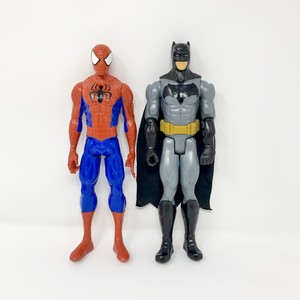 spiderman and batman action figures