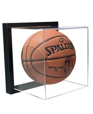 Framed Acrylic Wall Mount Full Size Basketball Display UV Protect Secure Mount