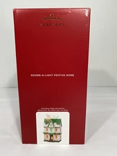 2020 Hallmark Sound-A-Light Festive Home Table Top with Lights & Music      XM1