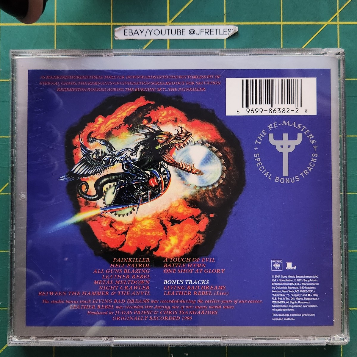 Used Music Audio CD Judas Priest Painkiller Album 2001 The 
