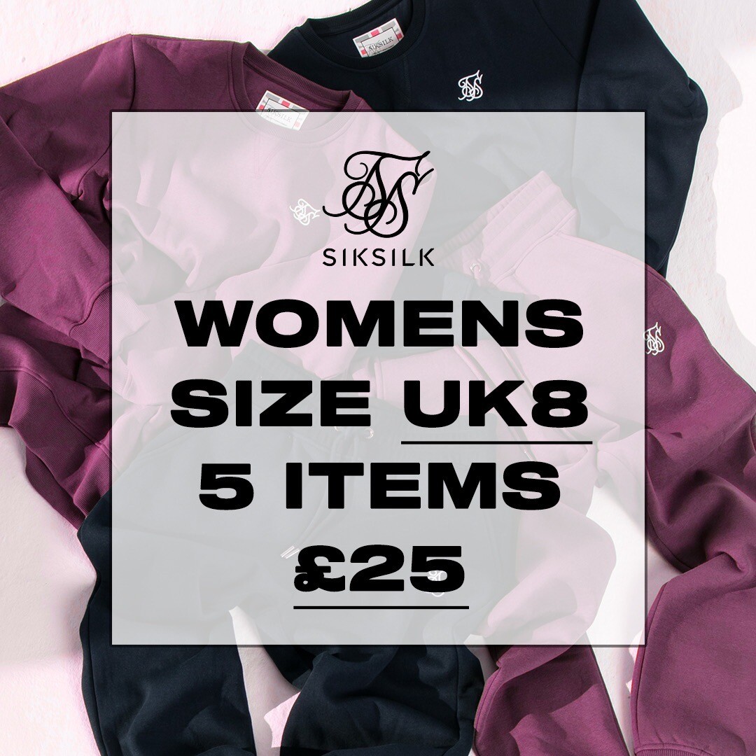 SikSilk Women's Size UK8 Sample LUCKY DIP ITEM'S MYSTERY BUNDLE
