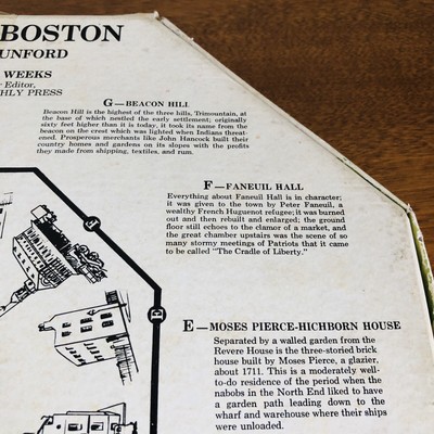 1968 Springbok Okta Jigsaw Puzzle Historic Boston *1 missing piece* USA  20" | eBay