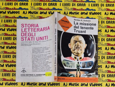 Book Libro LA MISSIONE DEL TENENTE TRUANT girdon dickson 1964 URANIA 326 (M51)