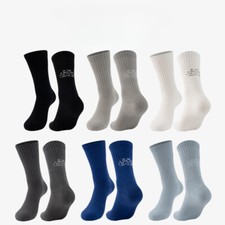 Mens Athletic Outdoor Socks Fashion Comfort Running Breath Leisure Soft Socks