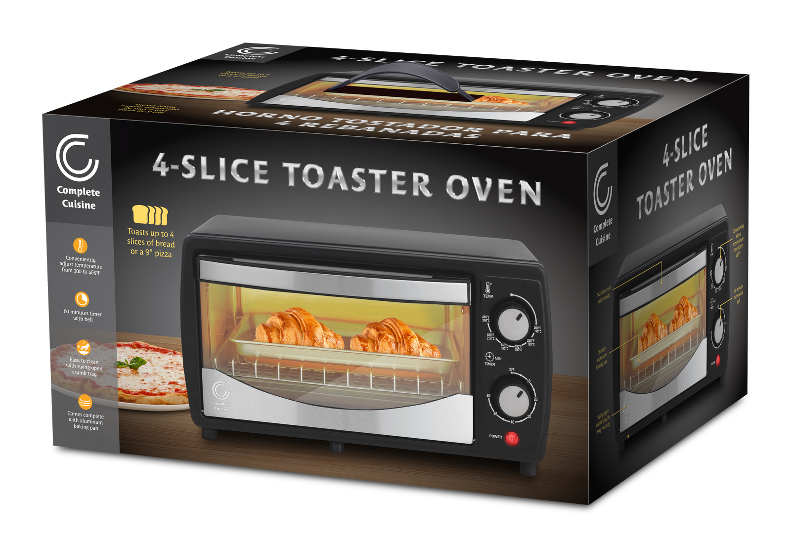 Complete Cuisine 4Slice Toaster Oven for sale online eBay