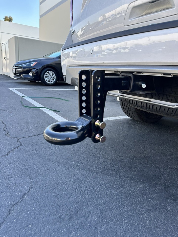 CURT 48640 Raw Steel Adjustable Pintle Hitch Lunette Ring 3-In ID, 12,000 Lbs, 11-3 - Foto 11