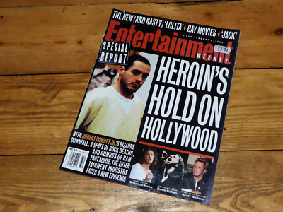 Entertainment Weekly Aug 9 1996 Roert Downey Jr, Shannon Hoon David Gahan