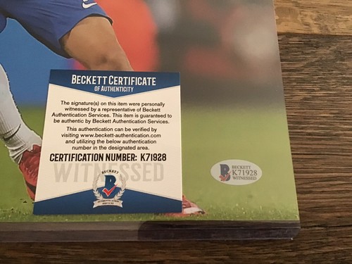 Philippe Coutinho Signed Team Brazil 11x14 Photo Soccer Beckett BAS Witness COA - Picture 3 of 3