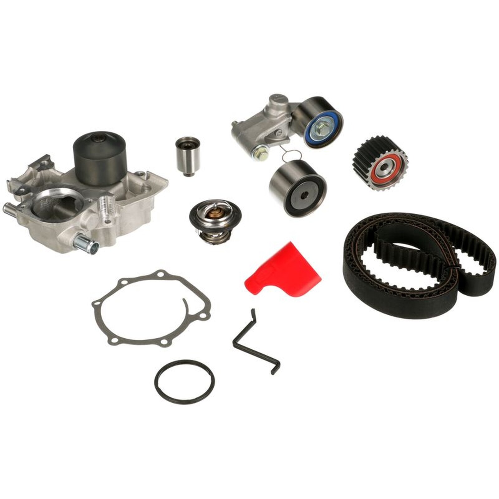 Gates Powergrip Water Pump & Timing Belt Kit With Thermostat (KP2TH15612XS-4)