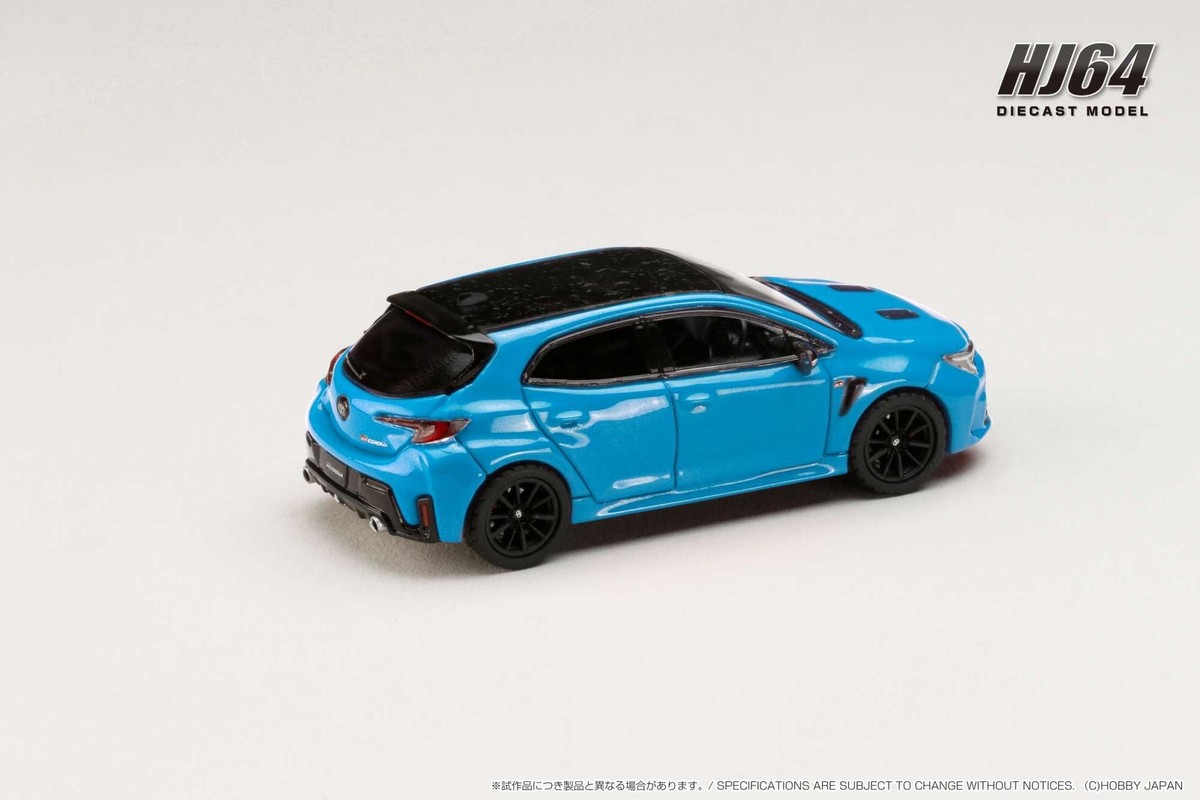 Toyota GR Corolla RZ 1/64 Minicar Cyan Metallic Hobby Japan | eBay