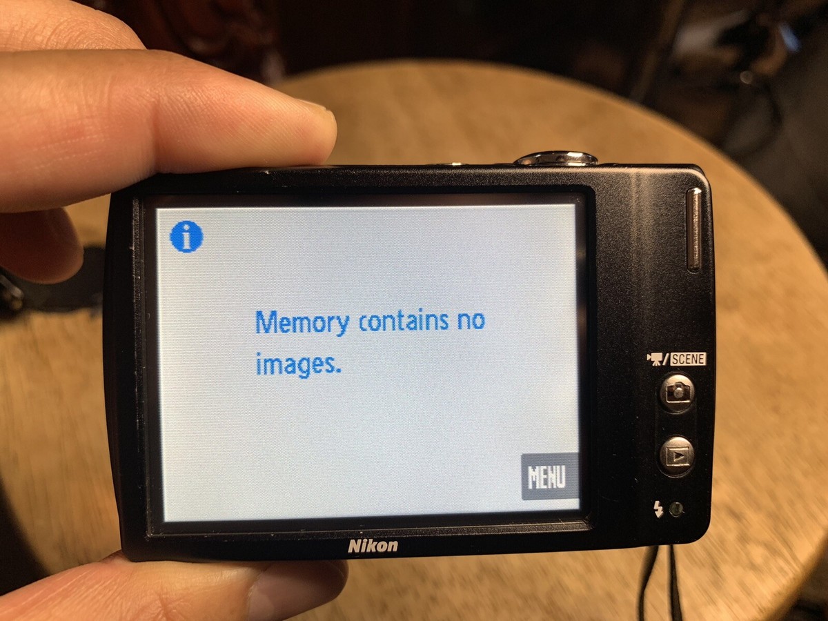 Nikon COOLPIX S230 10.0MP Compact Digital Camera Black Tested