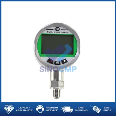 SINOCMP 70MPA/10000PSI Digital Pressure Gauge & NPT1/4 G1/2 M101 Interface 1% FS