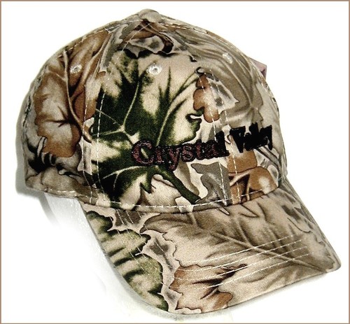 CAMOUFLAGE HAT Cap Headliner YOUNGAN Crystal Valley Minnesota BOW HUNTING Hunter