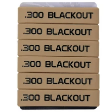 300 Blackout Rubber Bands for Magazine Marking Bands 6/12 Pack