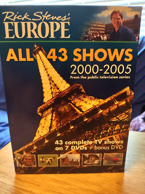 Rick Steves Europe: All 43 Shows (2000 - 2005) 8 DVDs, 43 Episodes, Free Ship