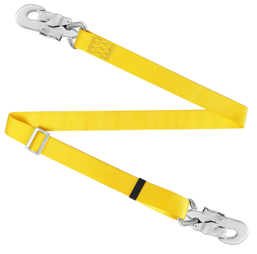 Safety Belt with Adjustable Lanyard Tree Climbing Construction Harness Gear Kit - Picture 16 of 22