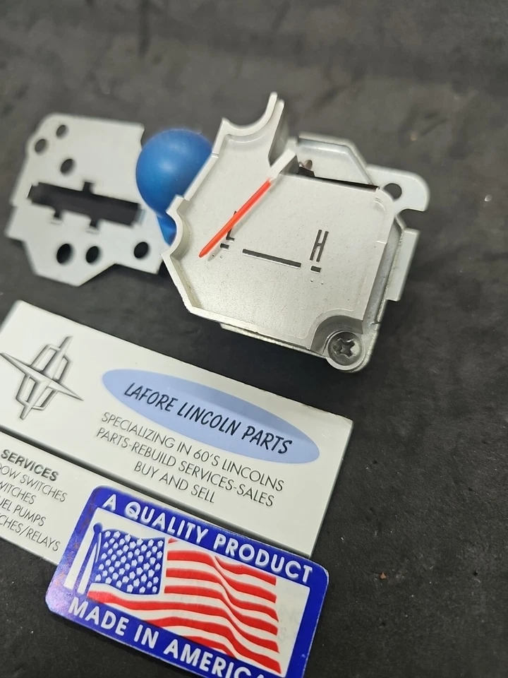  1964 1965 LINCOLN CONTINENTAL  OIL GAUGE  VERY NICE USED CONDITION TESTED  - Image 3 of 4