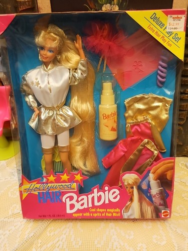Vintage 1993 Hollywood Hair Barbie Deluxe Play Set-New in Box - Picture 19 of 22