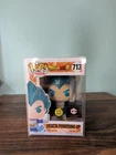 Funko Pop! VEGETA (Powering Up) #713 Chalice Collectibles Exclusive GITD