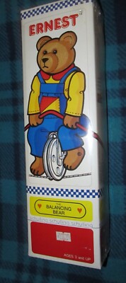 Vintage 1986 SCHYLLING ERNEST THE BALANCING BEAR Toy NEW & SEALED- Original Box