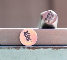SUPPLY GUY 8mm Leaf Vine 2 Metal Punch Design Stamp SGCH-523