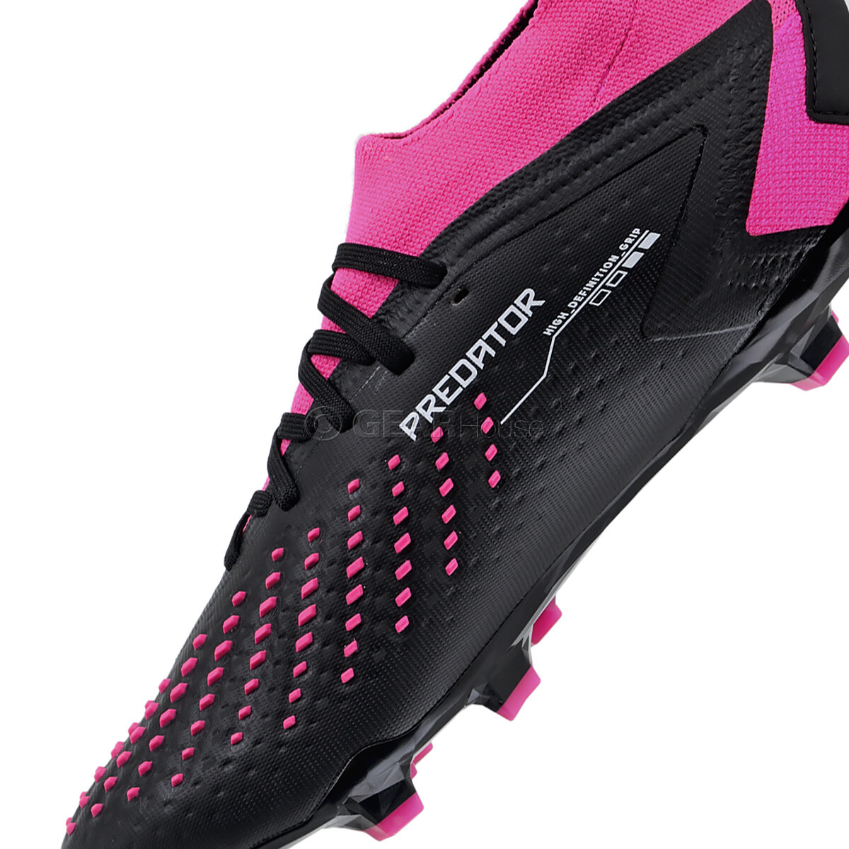 Adidas Predator Accuracy.2 FG Soccer Cleats, Black Pink, Mens Womens