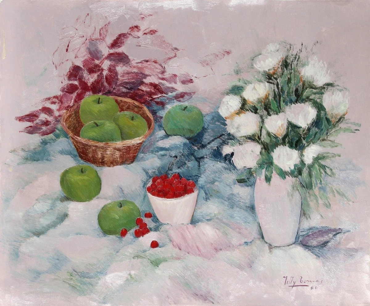 Nature morte au pastel, XIXème