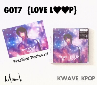 GOT7 LOVE LOOP サイン入りポスター MARK] GOT7 LOVE LOOP [LIMITED ED. G] ALBUM+1P POSTCARD KPOP SEALED