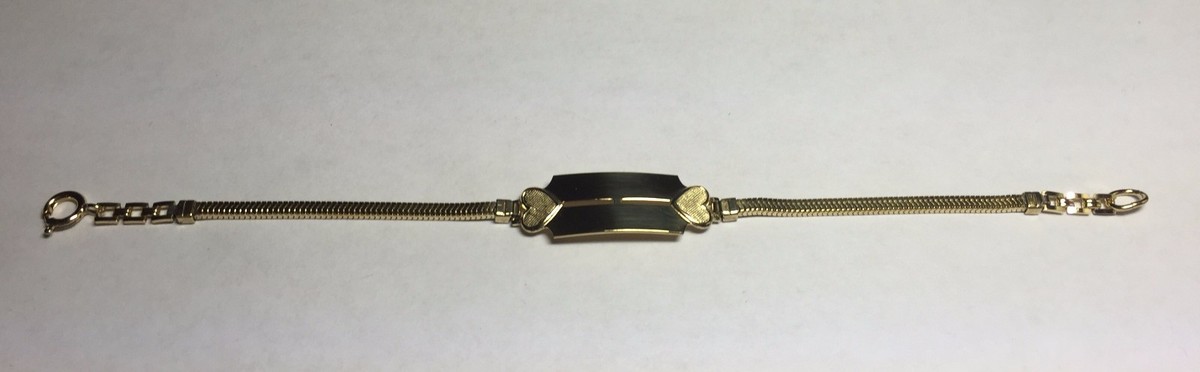 NOS 1960's Forstner 1/20 12K Gold Filled Double Heart 7