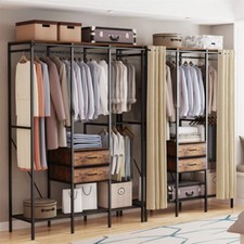 Kleiderstangen Offener Kleiderschrank Garderobenständer Kleiderständer Metall 