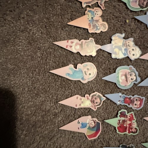 30 Cocomelon Cupcake Topper 1 Cake Topper  Food Birthday Party Watermelon Baby - Picture 5 of 6
