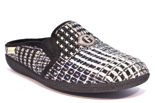 GRUNLAND LOFI CI2231 58 NERO MULTI Ciabatte 40 Pantofole Uomo Invernali  Panno | eBay