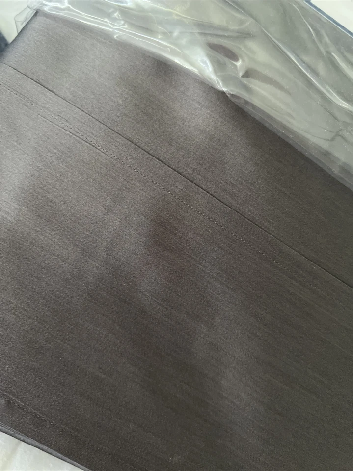 Juego de sábanas de satén Williams Sonoma Chambers 600TC, Queen, gris Foto 4 de 4