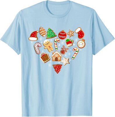 Christmas Cookies Cute Pretty Gift Family Holiday Unisex T-Shirt