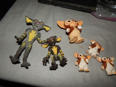 Vintage Gremlin's Gizmo & Sprite? Figures Lot Of 6 Estate Find
