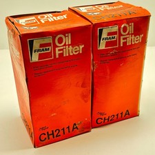 LOT OF 2X FRAM CH211A OIL FILTER