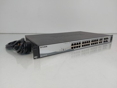 D-Link DGS-1210-28P Gigabit 28 Port PoE Managed Web Smart Switch