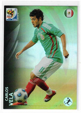 2010 Panini World Cup Carlos Vela #142 WC prizm finish SP 