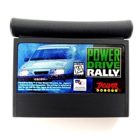 Power Drive Rally (Atari Jaguar, 1995) Complete In Box Mint Cartridge Tested