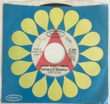 NICHELLE NICHOLS Know What I Mean 45 Epic Promo — VG | Northern Soul