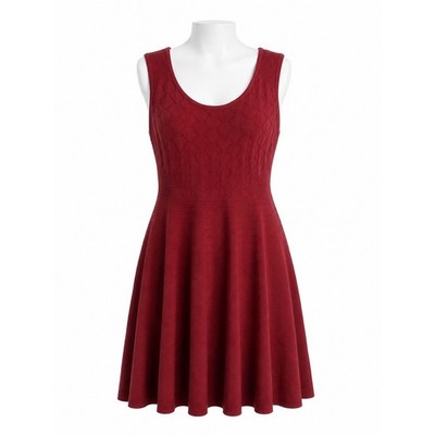 Size 2X Torrid Women's Rust Sweater Tank Skater Dress