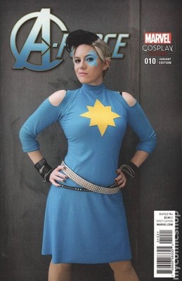 A-Force #10 - Marvel Comics - 2016 - 1:15 Cosplay Variante