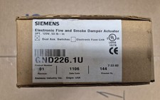 New Siemens GND226.1U Electronic Fire and Smoke Damper Actuator