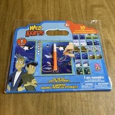 Wild Kratts On The Go Spot The Difference Activity Pages W Marker New