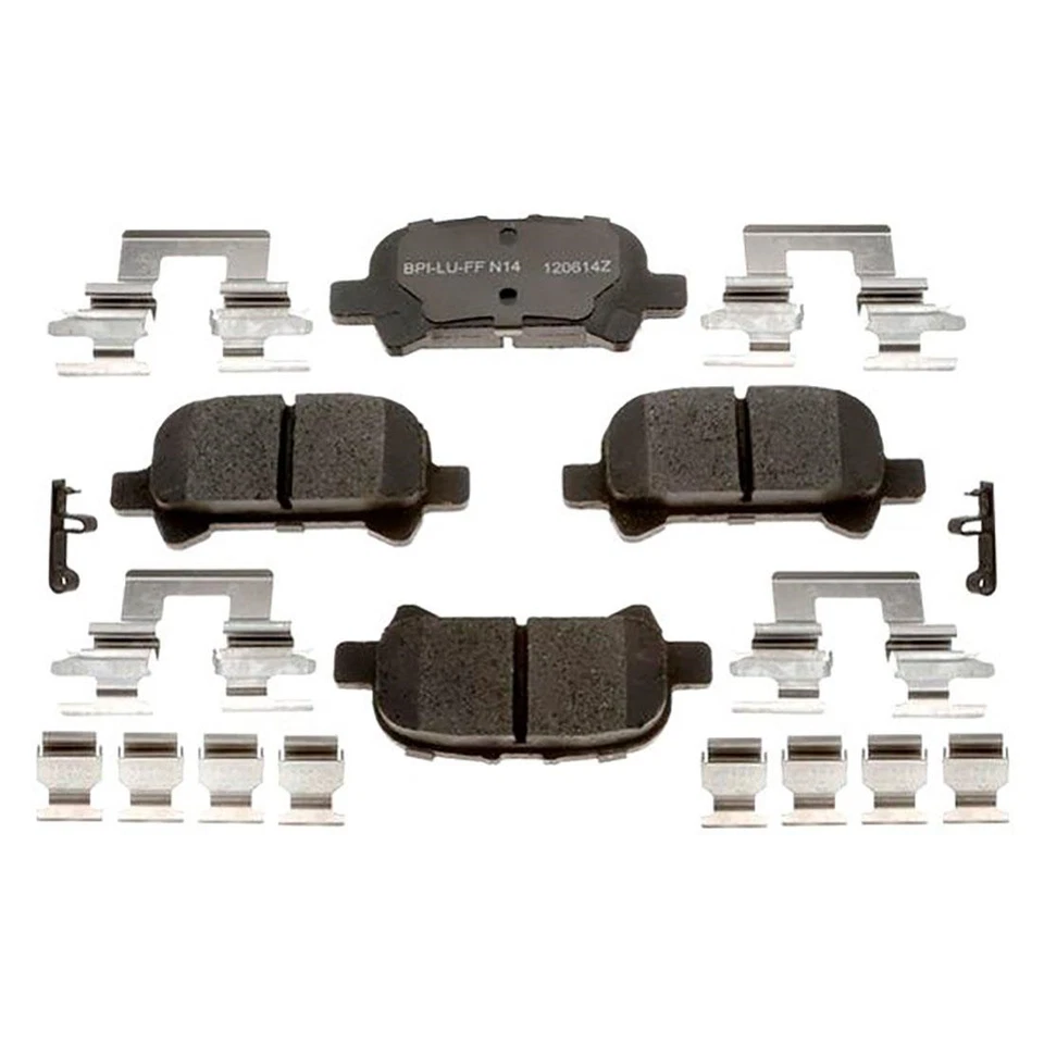 Rotores de freno traseros + pastillas de freno de cerámica y herrajes para Toyota Solara 1999 Foto 2 de 4